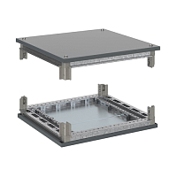 Комплект, крыша и основание, для оцинкованных шкафов CQE, 600 x 600 мм | код R5GTB66 | DKC